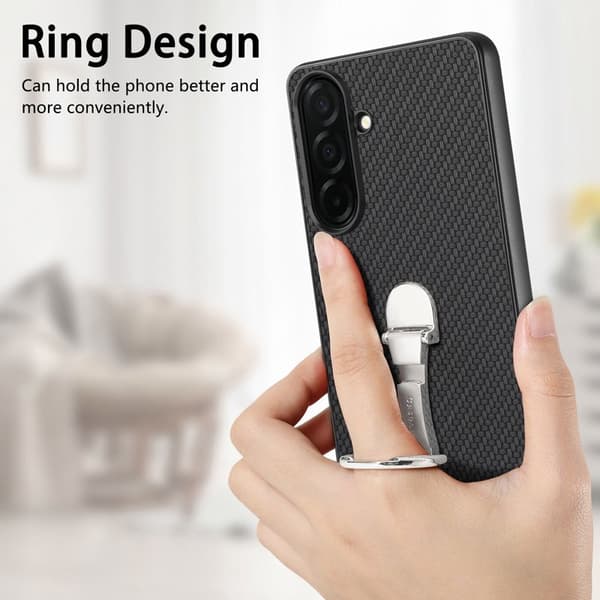 Mobilskal för Samsung Galaxy S26 Plus Kortfack Kickstand - Svart