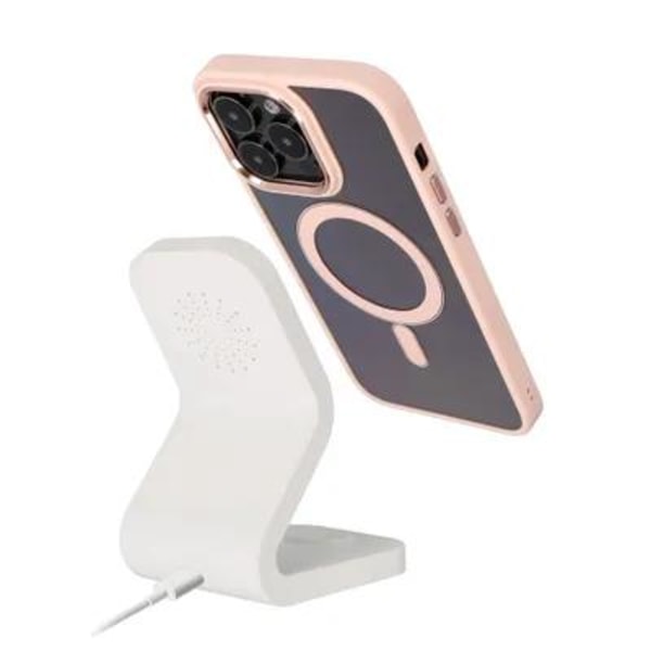 iPhone 15 Pro Max Mobilskal Magsafe Color Edge - Rosa