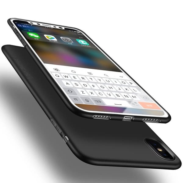 X-LEVEL Guardian Series Matte TPU Mobilskal för iPhone XS Max - Svart