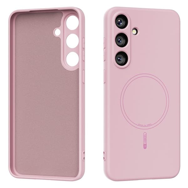 ABEEL Mobilskal till Samsung Galaxy S25+ MagSafe Kompatibel Rosa