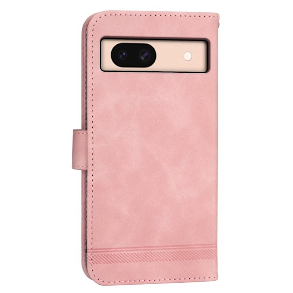 DIERFENG DF-03 Google Pixel 8a Plånboksfodral Konstläder - Rosa