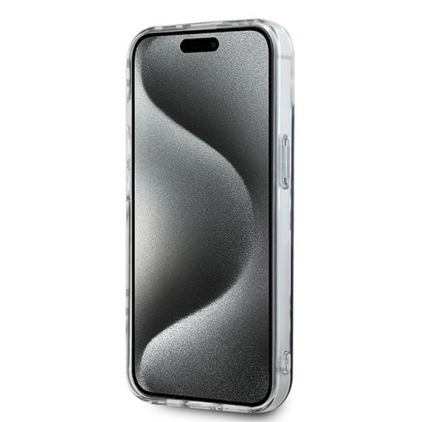 DKNY iPhone 15/14 Plus Mobilskal IML Checkered Mono Pattern Svart