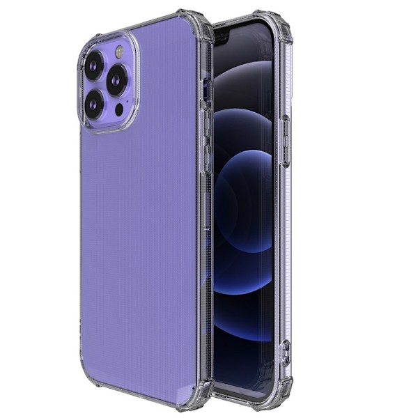 Blødt stødsikkert cover til iPhone 13 Pro - klar Transparent