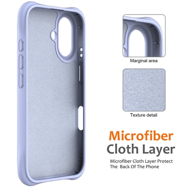 Mobilskal till iPhone 17 MagSafe Silikon Ripple Liquid - Lila Lila