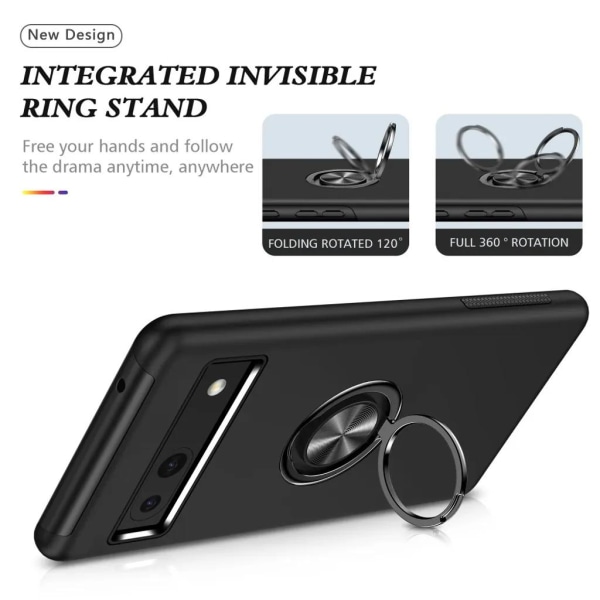 Google Pixel 7A Mobile Case Ring Holder - Sort