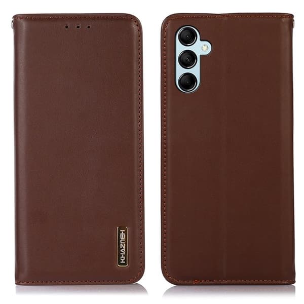 KHAZNEH Samsung Galaxy S26 / S26 Pro Plånboksfodral Äkta Läder - Brun