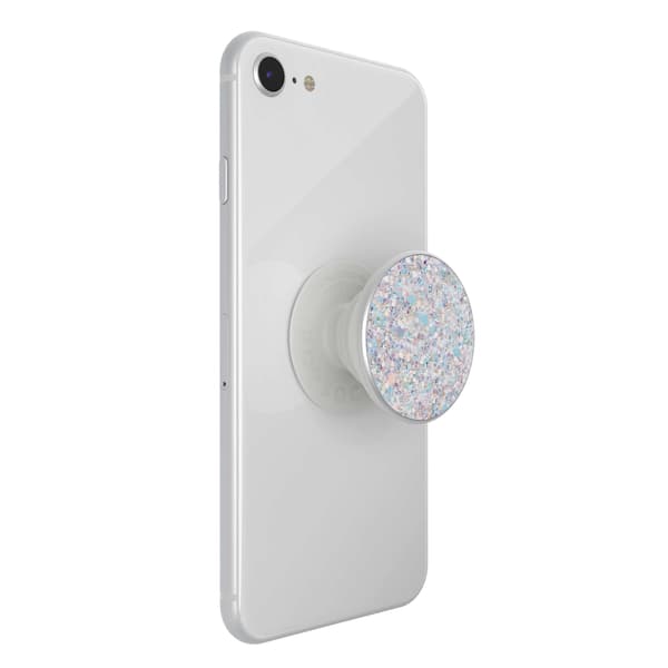 POPSOCKETS Sparkle Snow White Premium Vit