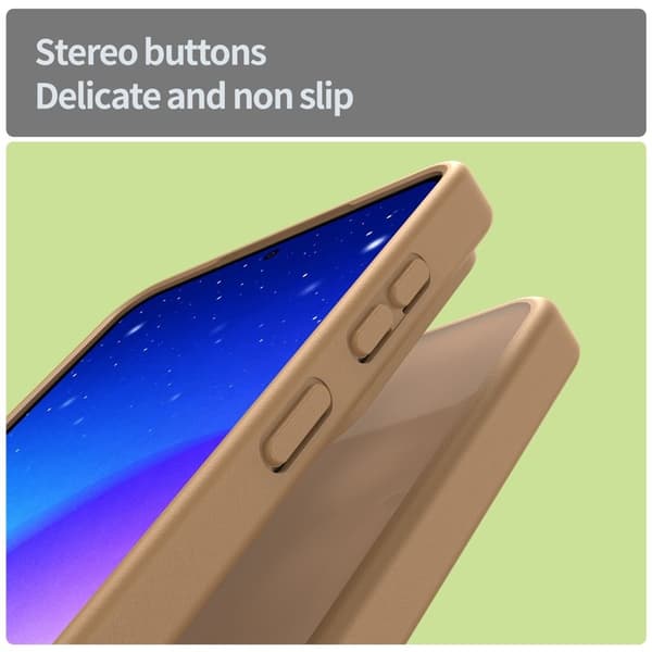 Samsung Galaxy S26 Skal Touch Matte Anti Drop TPU - Öken Guld