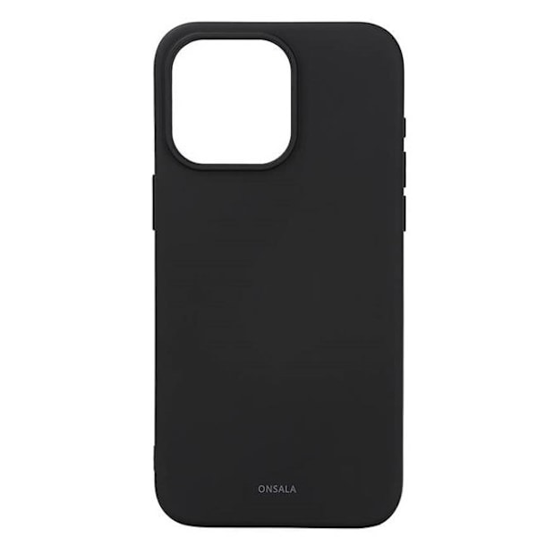 Onsala iPhone 15 Pro Max Mobilskal Magsafe Silicone - Sort Black