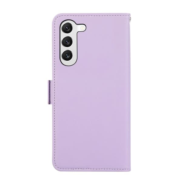 ABEEL Samsung Galaxy S23+ Plånboksfodral Soft Konstläder RFID Lila