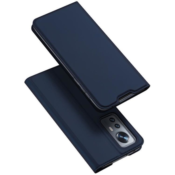 DUX DUCIS Skin Series Wallet Case Xiaomi 12 Pro - Blå