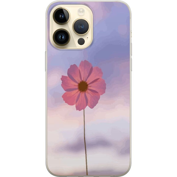 Mobilskal till Apple iPhone 15 Pro Max med Rosa blomma