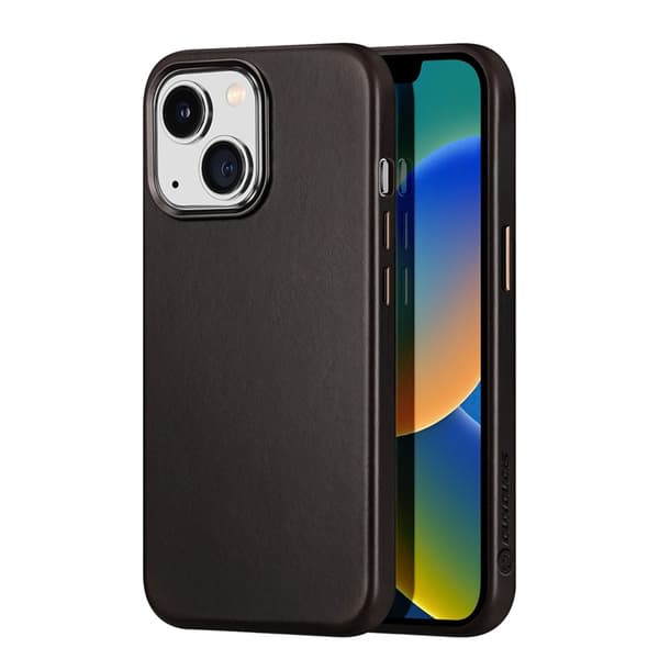 Dux Ducis iPhone 14 Plus Cover MagSafe Naples Læder - Mørkebrun Brun