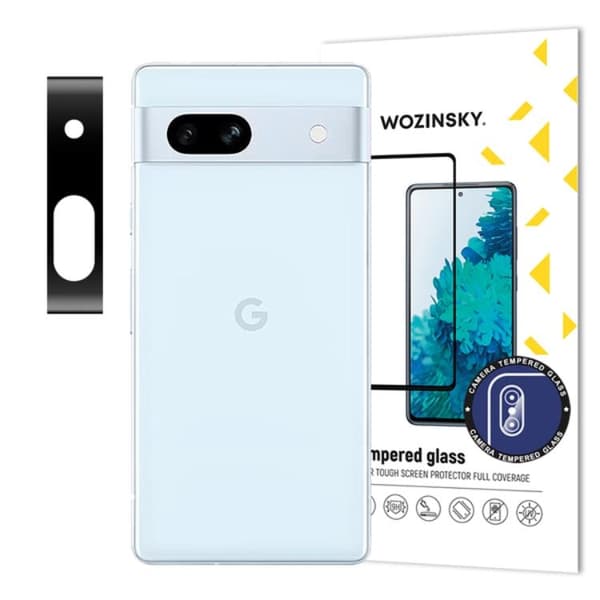 Wozinsky Google Pixel 7A Kameralinsskydd i Härdat Glas Full Glue Transparent