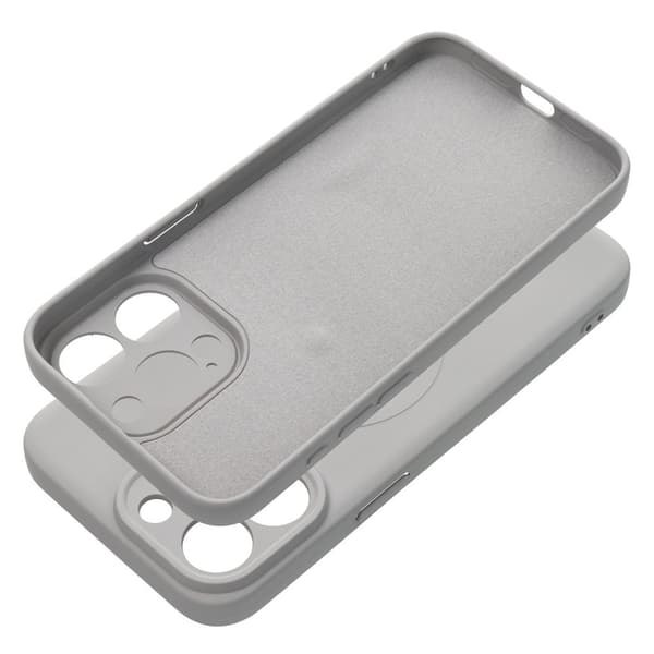 iPhone 15 Pro Mobilskal Magsafe Silikon - Titanium Grå Grå