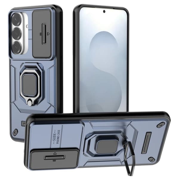 Mobilskal för Samsung Galaxy S26 Plus PC + TPU Kickstand - Blå