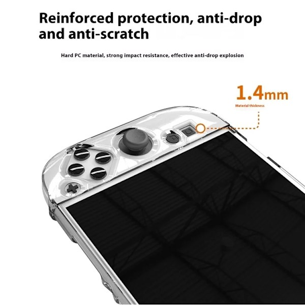 PGTECH Nintendo Switch 2 Mobilskal Spelkonsol - Transparent Transparent