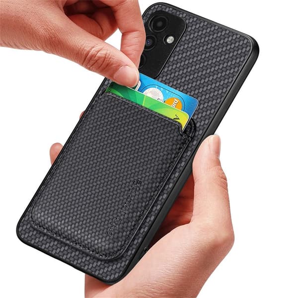 Mobilskal för Samsung Galaxy S26 Plus Magnetiskt Kortfack - Svart