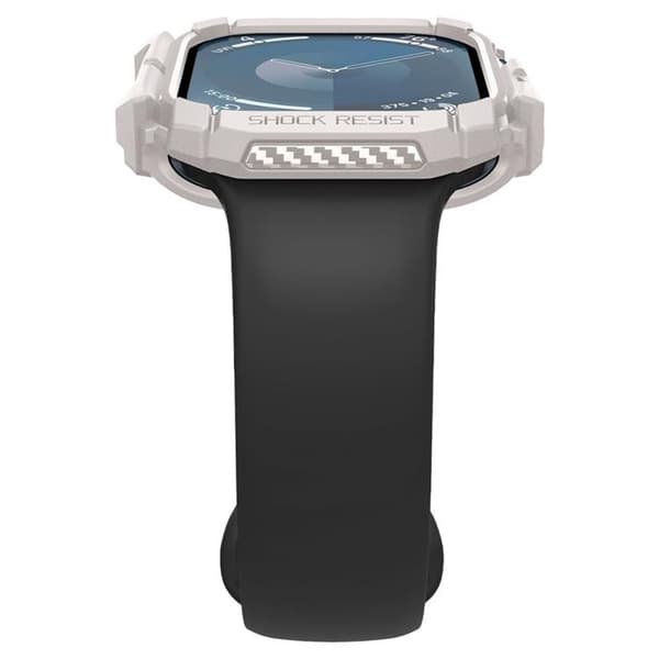 Spigen Apple Watch 10 (46mm) Etui Rugged Armor - Dune Beige Beige