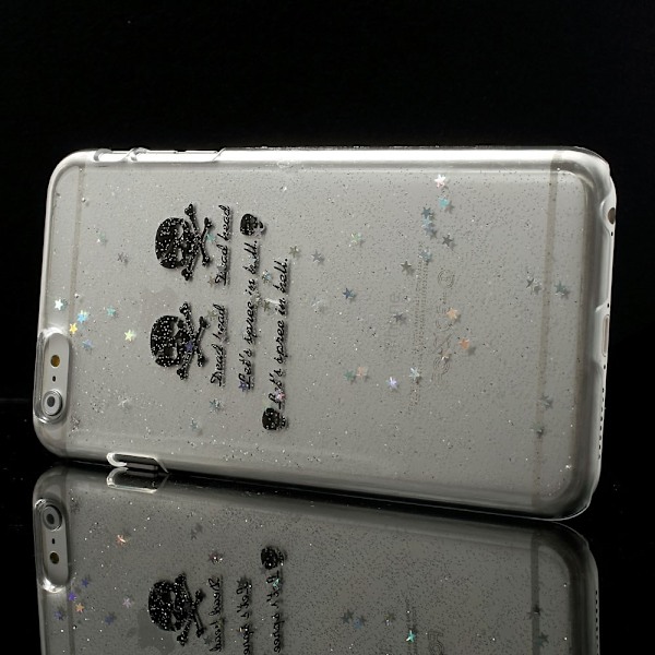 Glittery BaksideSkal till Apple iPhone 6(S) Plus - Skulls
