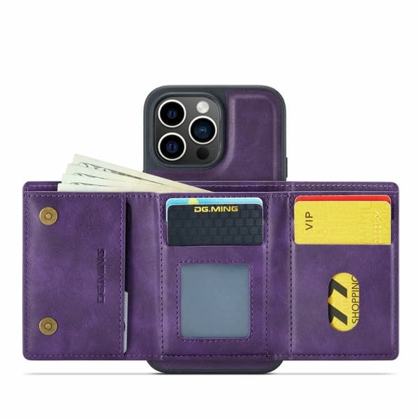 DG.MING M6 Series Mobilskal till iPhone 12 Pro Max Magnetiskt Lila