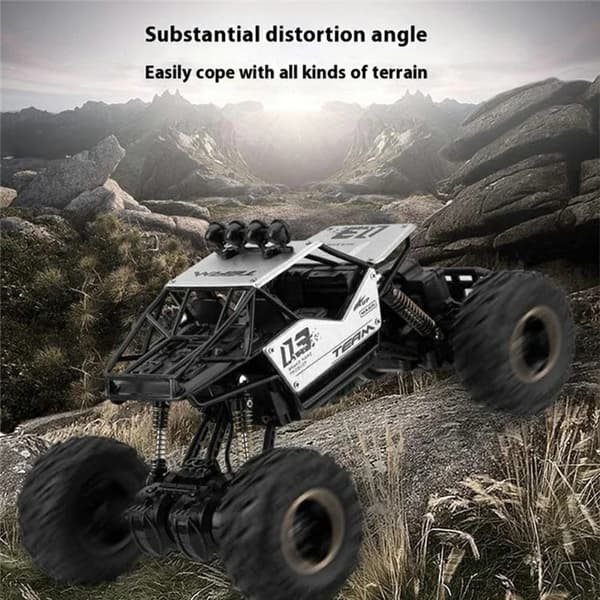 RC Lastbil Legering Rock Crawler Klättring Bil Leksak - Silver