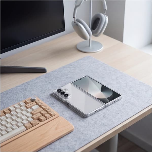 Tech-Protect Mobilskal För Galaxy Z Fold 8 Ultra Flexair Hybrid - Clear