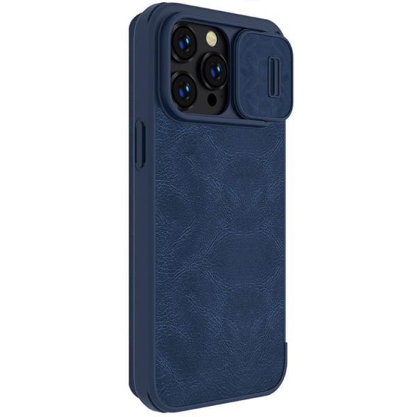 Nillkin iPhone 14 Pro Max Pungeetui Qin Pro Læder - Blå