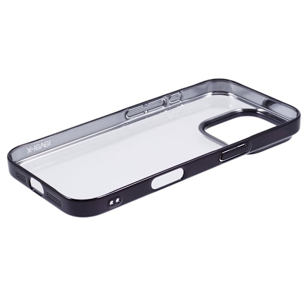 X-LEVEL Mobilskal till iPhone 16 Pro Max Clear PC Back Svart