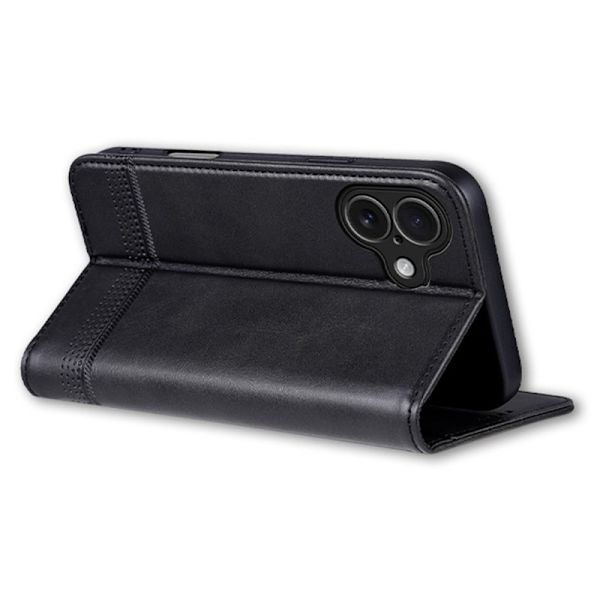 AZNS iPhone 17 Plånboksfodral Konstläder - Svart