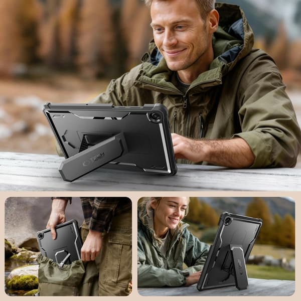 Tech Protect Galaxy Tab S9 Cover Kevlar Pro - Sort Svart
