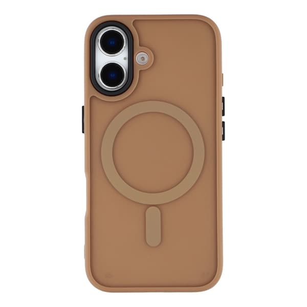 Mobilskal till iPhone 17 MagSafe Skin Touch - Brun Brun