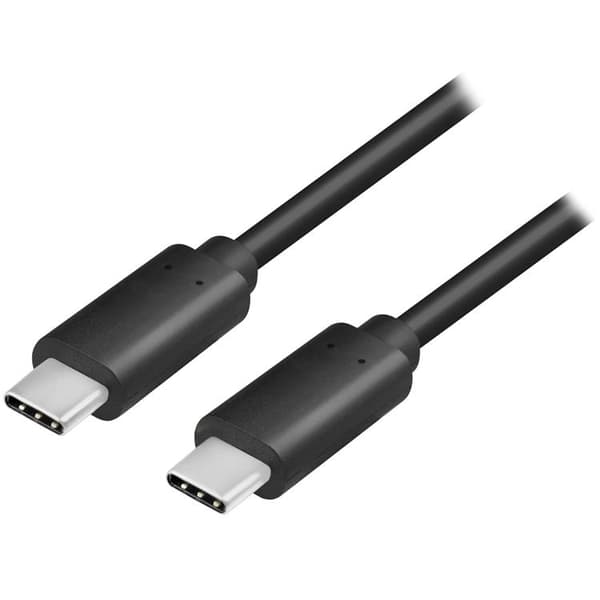 Logilink USB-C till USB-C kabel 0.5m 100W - Svart Black