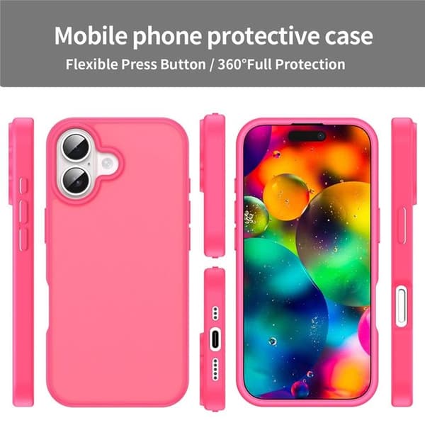 Mobilskal till iPhone 17 Skin Touch Matte - Rosa Rosa