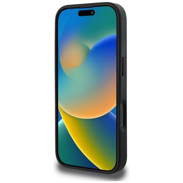 Guess Mobilskal till iPhone 16 Pro Max Grained Roses Big 4G logo Svart