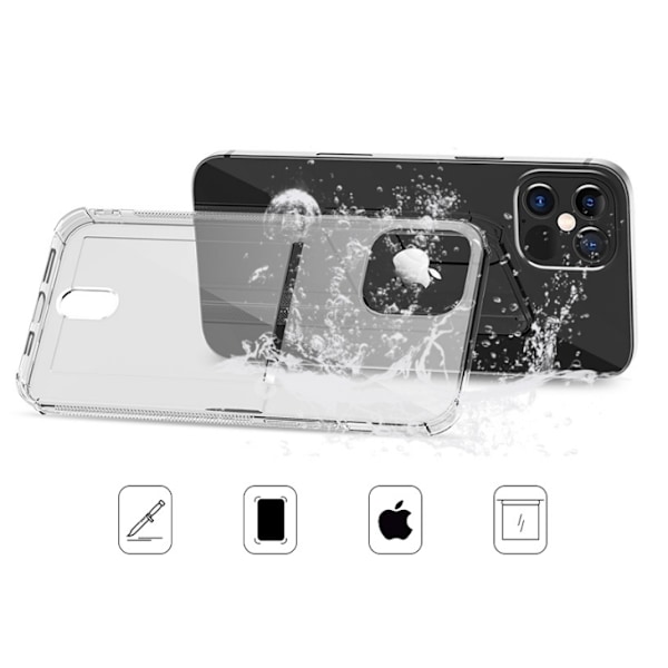 Flexicase Cover med Kortplads iPhone 13 Pro - Sort Black