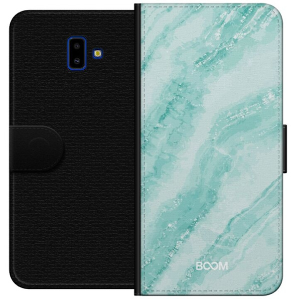 Pungcover til Samsung Galaxy J6+ med Mint Marble