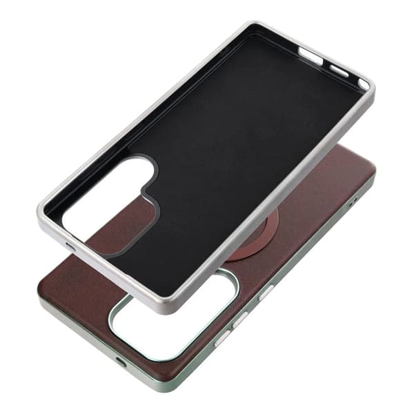 Mobilskal För Galaxy S25 FE MagSafe Gentleman - Brun Brun