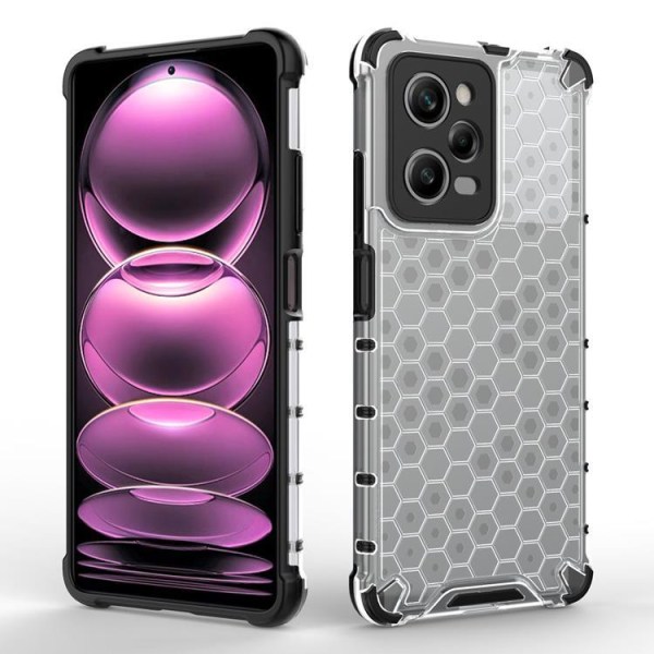 Redmi Note 12 Pro/Poco X5 Pro Mobilskal Honeycomb - Sort