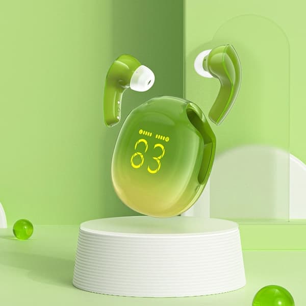 Acefast T9 Bluetooth 5.3 In-Ear Trådlösa Hörlurar - Grön Grön