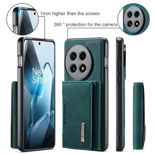 DG.MING M2 Series Mobilskal till OnePlus 13 PU PC TPU Grön