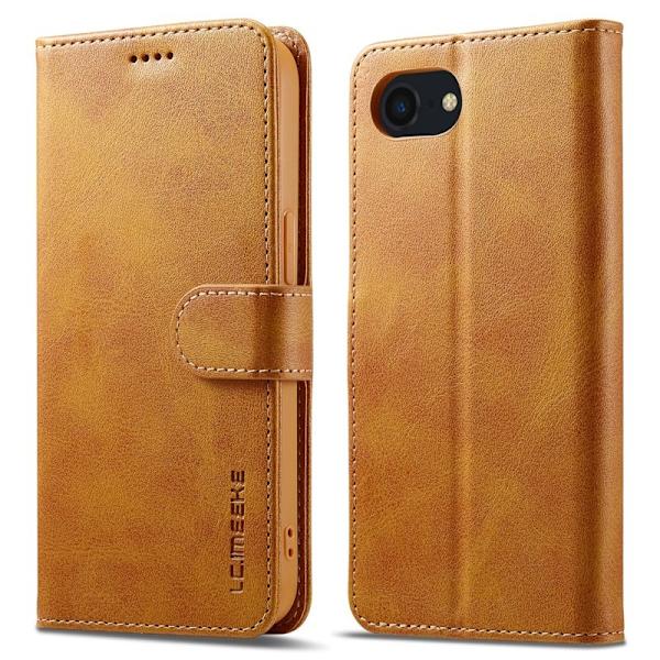 LC.IMEEKE iPhone 16e Plånboksfodral Konstläder - Gul