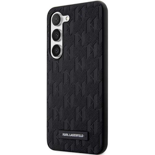Karl Lagerfeld Galaxy S23 Plus Skal Saffiano Mono Metal Logo - Svart Svart