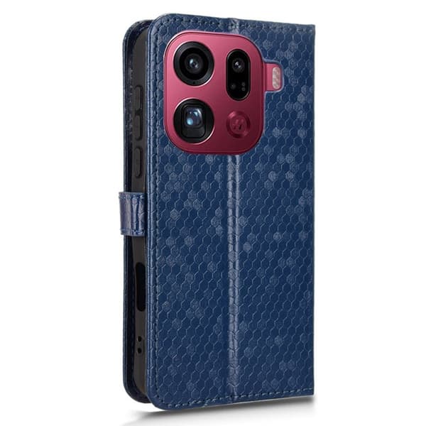 Oppo Find X9 Pro 5G Kortfack Plånboksfodral Konstläder - Blå