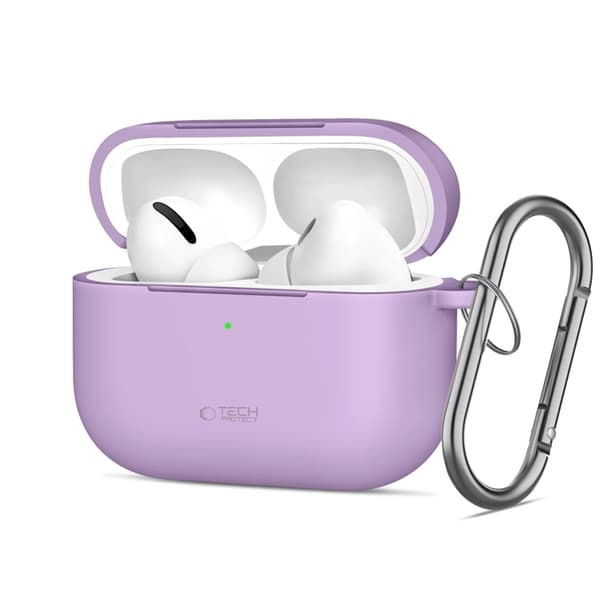 Tech-Protect Apple Airpods Pro 3 Taske Silikone Krog - Lavendel Lila