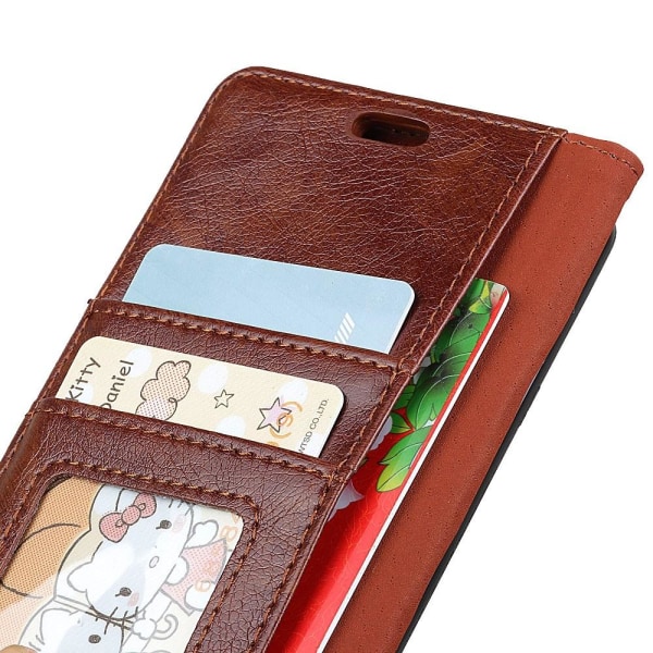 Lompakkokotelo Sony Xperia 10 Plus -puhelimelle - ruskea Brown