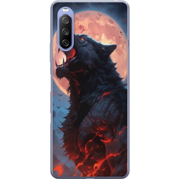 Mobilskal till Sony Xperia 10 III med Ylande varg