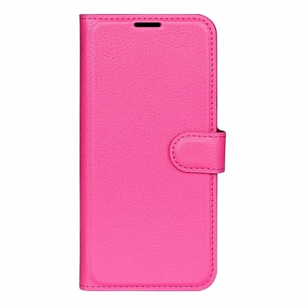 Nothing Phone (3a) Konstläder Plånboksfodral Litchi Texture - Rosa Rosa