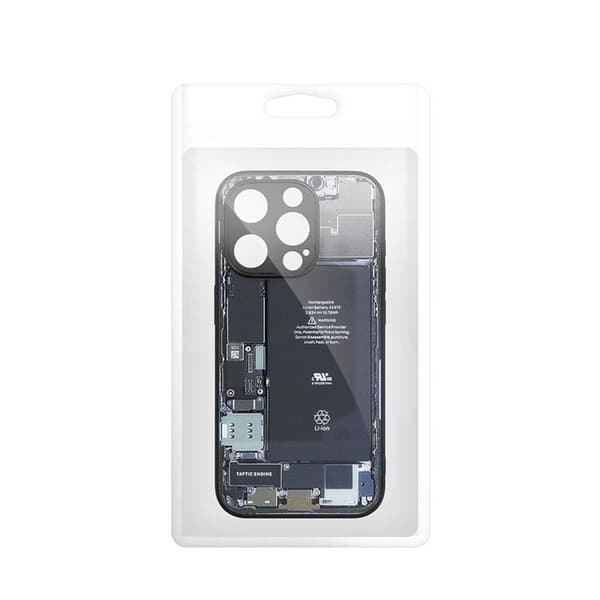 Mobilskal till iPhone 15 Pro Tech Pattern 2 Svart