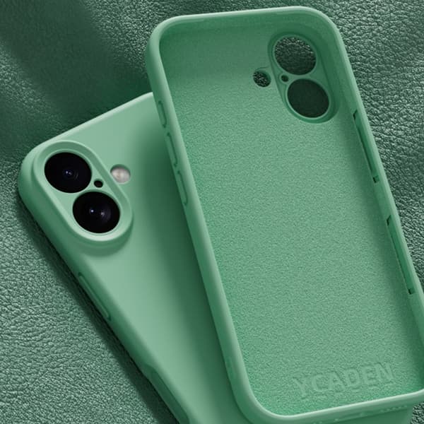 YCADEN Mobilskal till iPhone 17 Precise Cutouts - Svart Svart